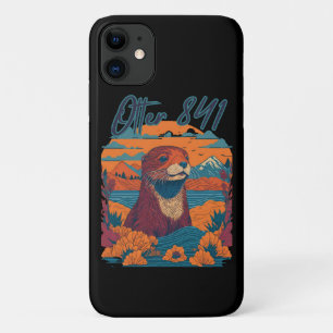 Surfende Otter 841 Otter Mijn Weg Californië Zee O iPhone 11 Hoesje