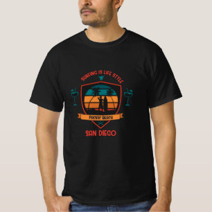 Surfende San Diego Surfer T-shirt