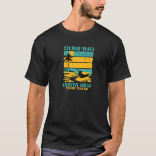 Surfende Santa Teresa Costa Rica T-shirt