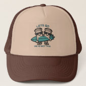 Surfende Trucker Hat Trucker Pet (Voorkant)
