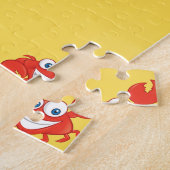 Surfende verjaardag legpuzzel (Zijkant)