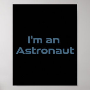 Surfer-Astronaut Retro Ruimtegolf Grappige Kosmisc Poster