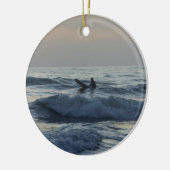 Surfer Awages Keramisch Ornament (Links)