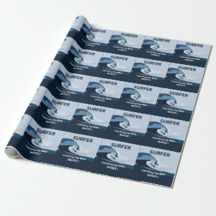 Surfer Beach Surfen Cadeaupapier