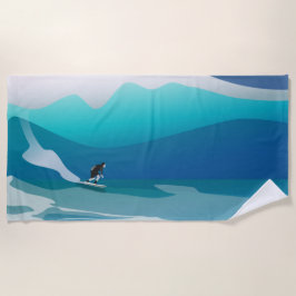 Surfer Beach Towel Strandlaken