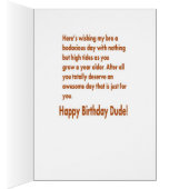 Surfer Beer verjaardag (Binnen (Rechts))