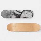 Surfer Black & White Vibes #4 #wall #art Skateboard (Horizontaal)
