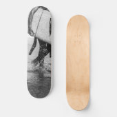 Surfer Black & White Vibes #4 #wall #art Skateboard (Voorkant)