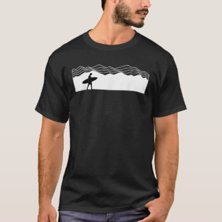 Surfer Boarding Beach Surfboard Summer Wave SurfBo T-shirt