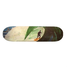 Surfer Bonzai Tuberide Hawaii Skateboard Decart