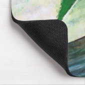 Surfer boven de buisgolf in Hawaii Mousepad Muismat (Hoek)