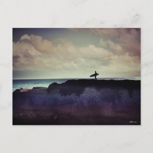 Surfer Briefkaart (Voorkant)