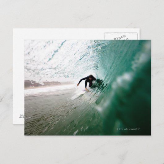 Surfer Briefkaart (Voorkant / Achterkant)