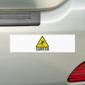 Surfer Bumpersticker (Op auto)