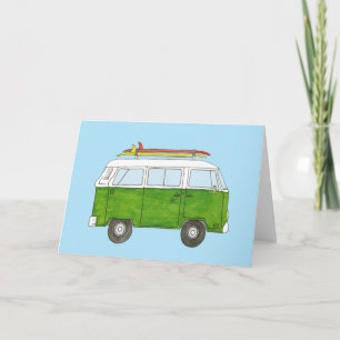 Surfer Campervan Kaart