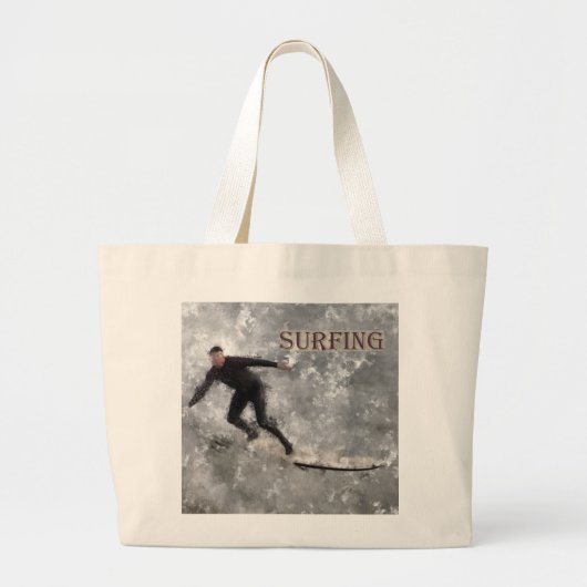 Surfer-Canvas tas (Voorkant)