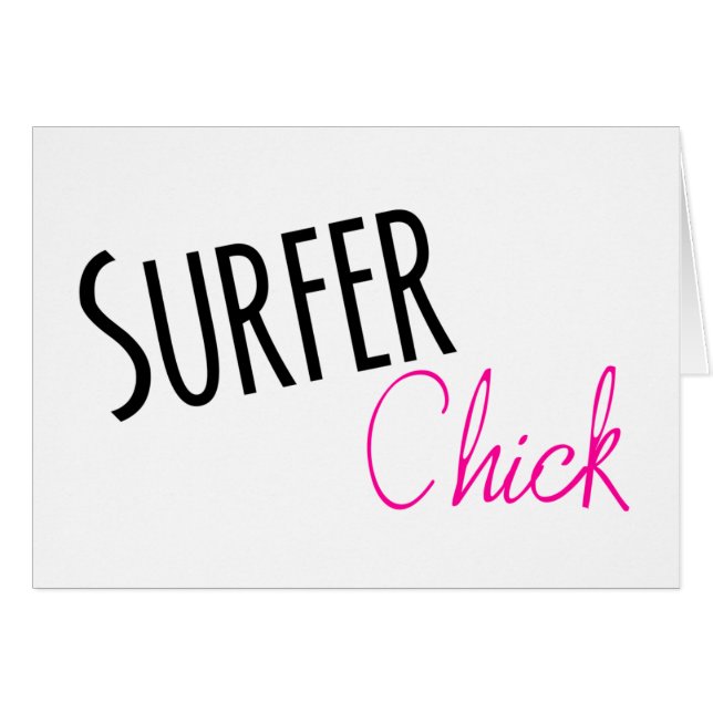 Surfer Chick (Voorkant Horizontaal)