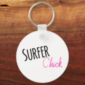 Surfer Chick Sleutelhanger (Voorkant)