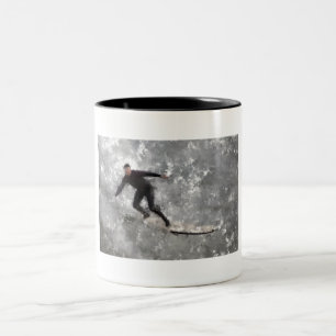 Surfer Coffee-Mok Tweekleurige Koffiemok