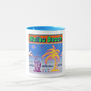 Surfer Cup "Malibu Beach" Mok