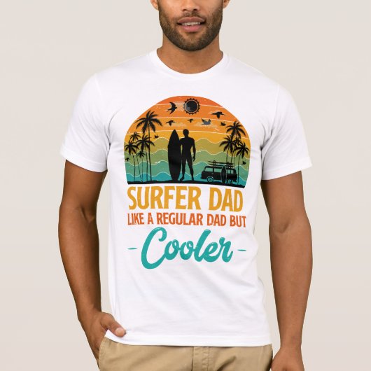 Surfer Dad  T-shirt (Voorkant)