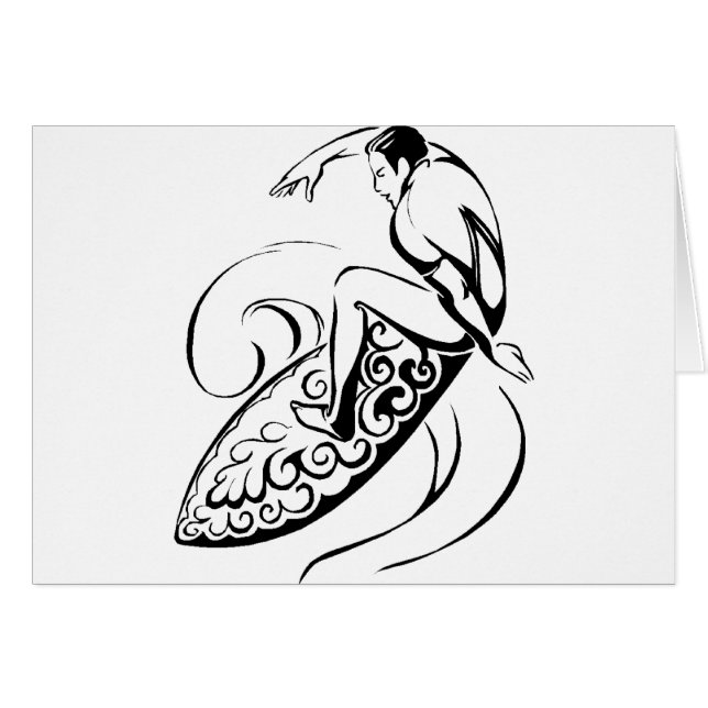 Surfer Dude (Voorkant Horizontaal)