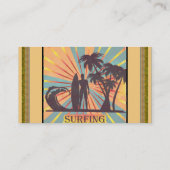Surfer Dude Carte de visite (Dos)