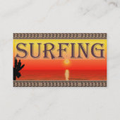 Surfer Dude Carte de visite (Dos)