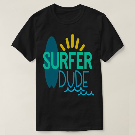 Surfer Dude T-shirt (Design voorkant)
