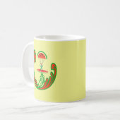 Surfer en Skydiver in Melon Water Koffiemok (Voorkant links)