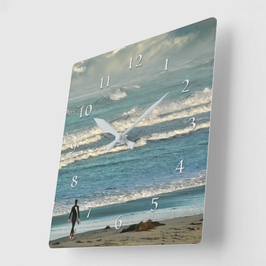 Surfer Expedition Surf en samenvoegen Vierkante Klok (Hoek)