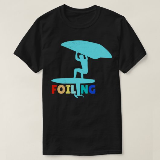 Surfer Foiling Lover Gift Idee 3 T-shirt (Design voorkant)