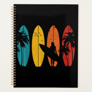 Surfer Gift Surfred Surf Board Beach Planner