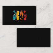 Surfer Gift  Surfred Surf Board Beach Visitekaartje (Voorkant / Achterkant)