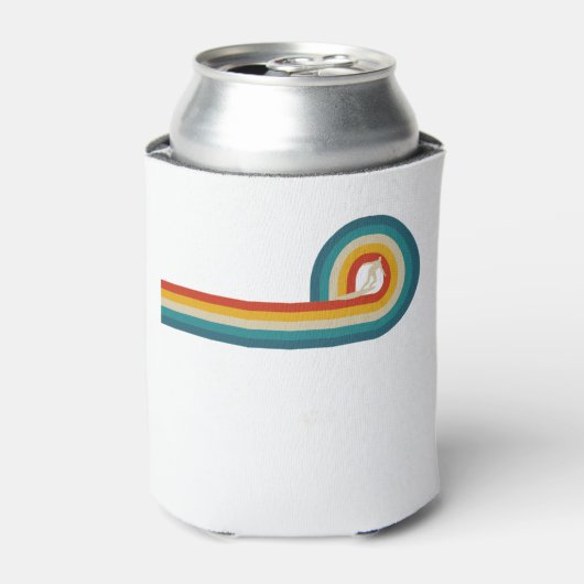 Surfer Gift Wave Retro Surfred Surf Beach Blikjeskoeler (Blikje Voorkant)