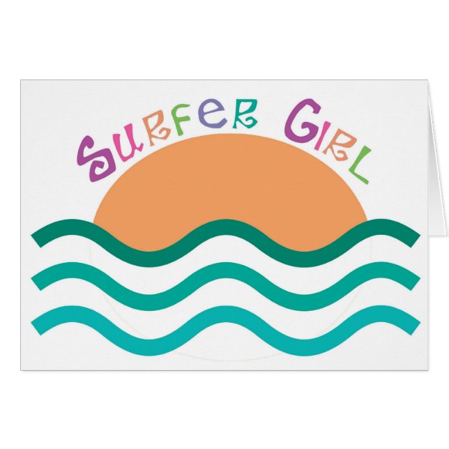 Surfer Girl (Voorkant Horizontaal)