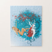 Surfer Girl 1 Puzzle Legpuzzel (Verticaal)