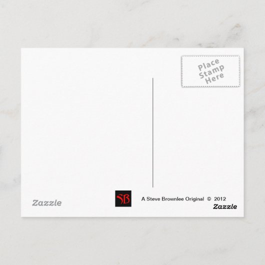 Surfer Girl Briefkaart (Achterkant)