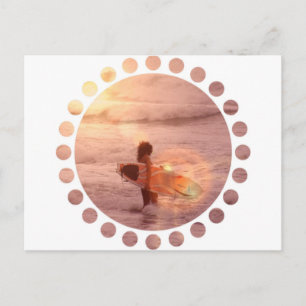 Surfer Girl Briefkaart