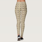Surfer Girl Dameslegging Leggings (Achterkant)