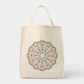 Surfer Girl Mandala Vrouw Surfer Pattern Tote Bag (Voorkant)