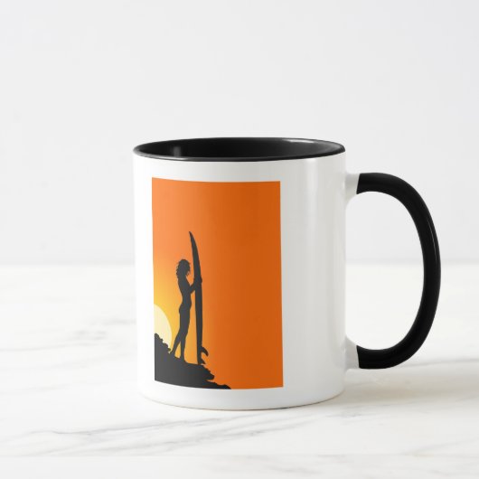 Surfer Girl Mug (Droite)