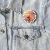 Surfer Girl Round Button (In situ)