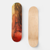 Surfer Girl Skateboard Deck (Voorkant)
