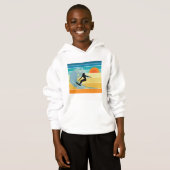 Surfer Girl Sunset Vintage (Devant entier)