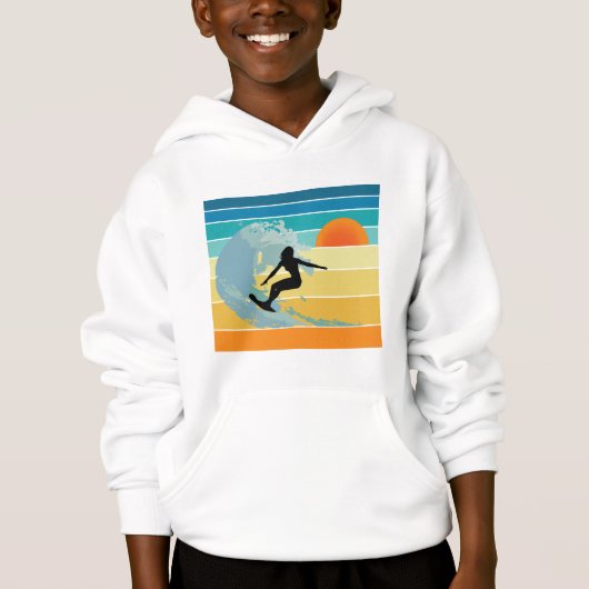 Surfer Girl Sunset Vintage (Devant)