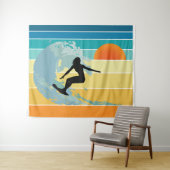 Surfer Girl  Sunset Wandkleed (In Situ (horizontaal))
