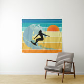 Surfer Girl  Sunset Wandkleed (In Situ (horizontaal))