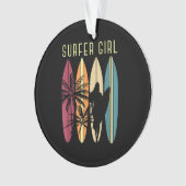 Surfer Girl Surf Surf Femmes Filles Surf une fois (devant)