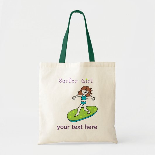 Surfer Girl Tote Bag (Voorkant)